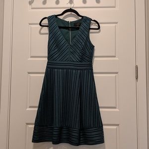 J. Crew Emerald Eyelet Fit and Flare Dress